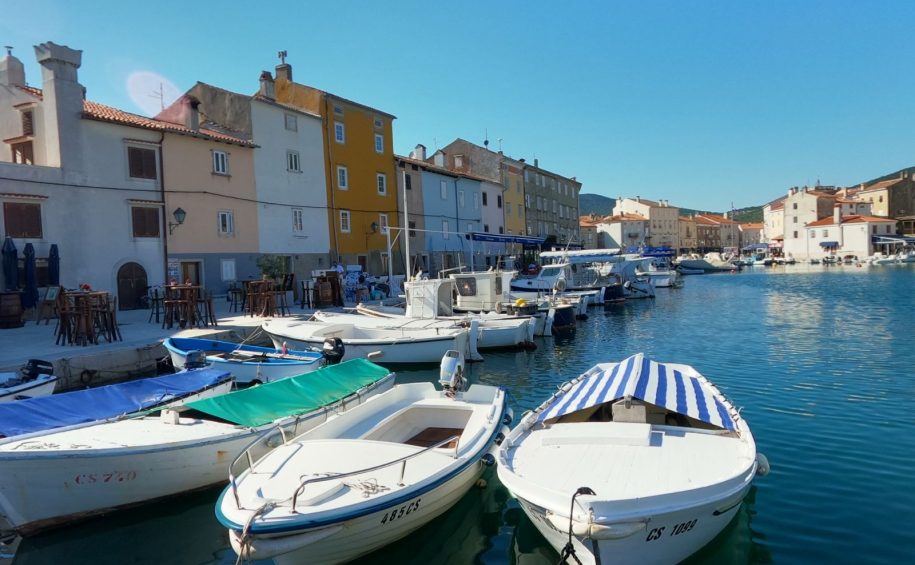 Cres, Cres harbour, Boats, Traditional boats